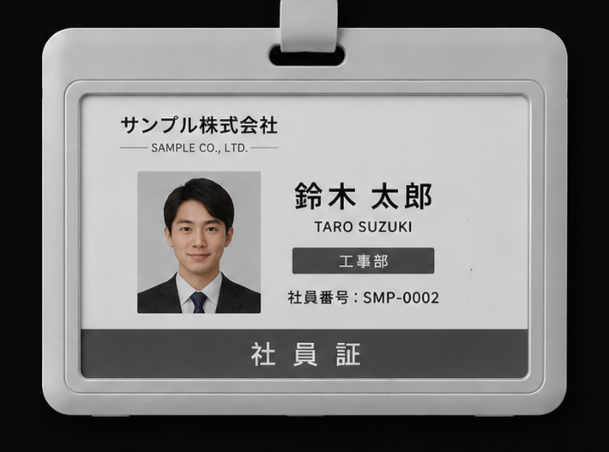 FeliCa Lite-S社員証のイメージ