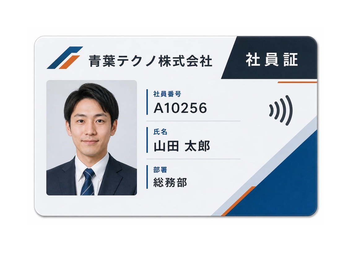 社員証・職員証の制作例